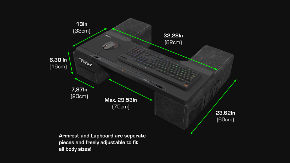 Couchmaster Cycon 2 Lapdesk, Couch Gaming