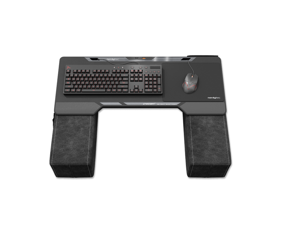 The Couchmaster Cycon delivers uncompromising PC gaming with a lap desk,  from the comfort of your sofa - Newegg Insider