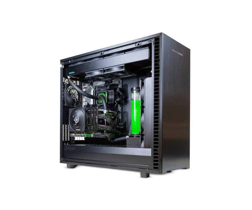 WORKSTATION L Quiet Custom Liquid Cooled PC | STEIGER DYNAMICS